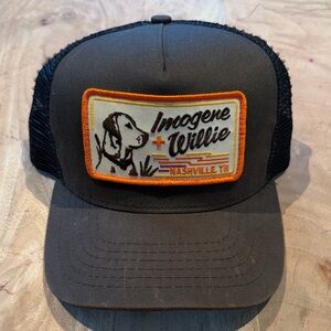 Imogene + Willie Charcoal Cap with Orange Patch